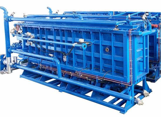 1850mm حداکثر ارتفاع محصول Eps ماشین قالب بندی بلوک تراکم فوم 8-60 kg/m3