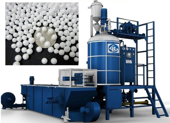 آبی / سبز EPS EPP فومینگ ماشین پیش گسترش دهنده اتوماتیک کفش بیرونی از چین